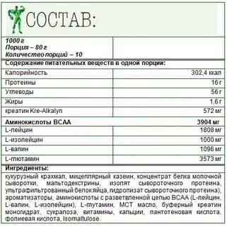 Протеин сколько белка