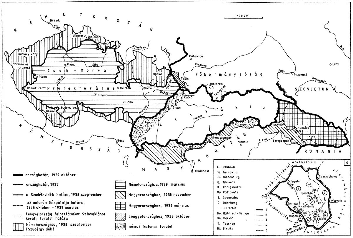 Протекторат Чехии и Моравии 1939 1945 карта. Протекторат Богемии и Моравии карта. Протекторат Богемия и Моравия карта.