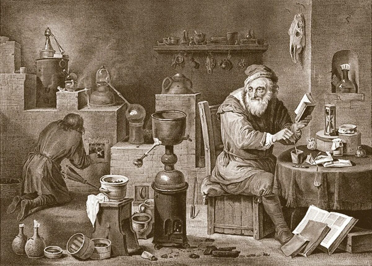 Вещества древности. Алхимия в средние века Парацельс. Монах алхимик Валентиус.