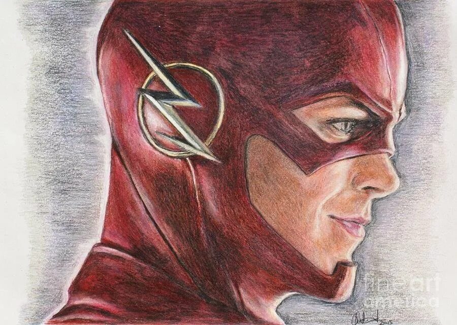 Рисунки дс. Flash Грант Гастин рисунок. Нарисовать флеша. Флеш рисунок легкие. Флеш для срисовки.
