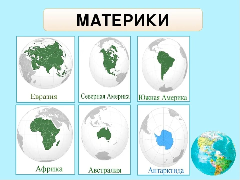 Материки. Географические материки. Материки на карте. Окружающий мир континенты.