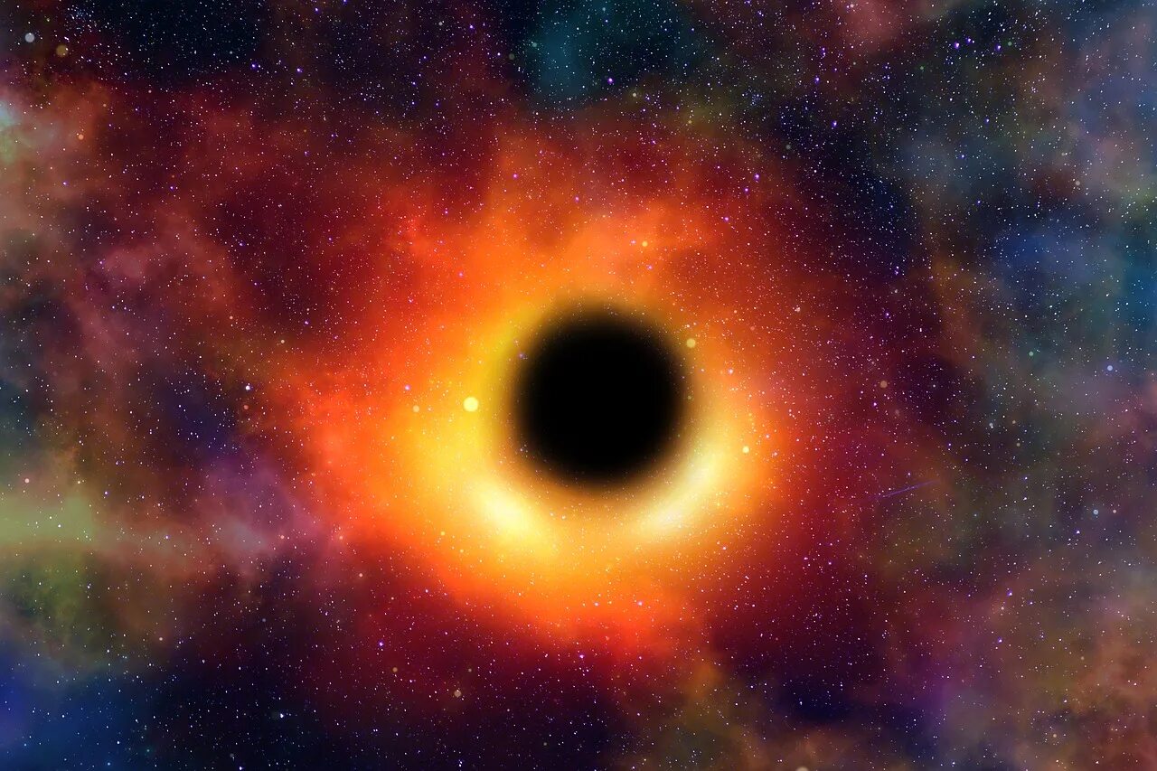 Космос черно желтый. Черная дыра. Чёрная дыра в космосе. Черная дыра картинки. Черная дыра обои.