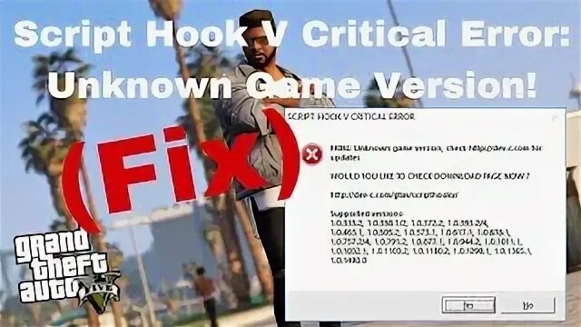 Script hook critical error