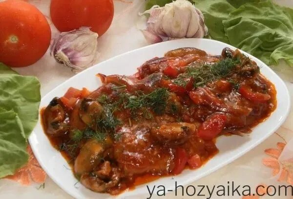 Мясо по цыгански рецепт с фото пошагово Блюда из свиной шеи 36 рецептов с фото