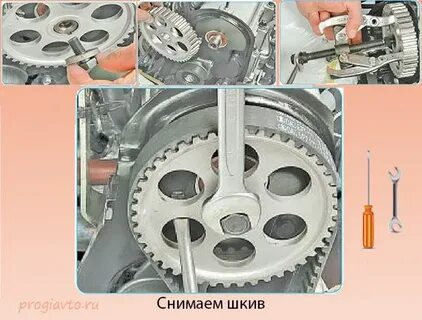 Как затянуть шестерню распредвала