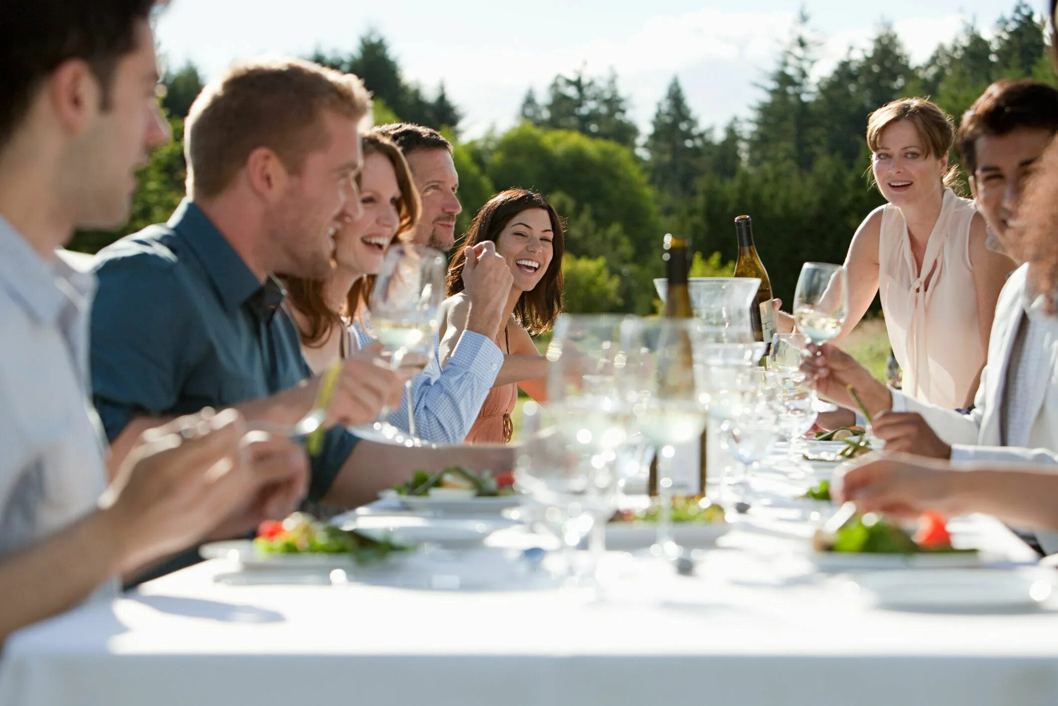 Dinner Party. Outdoor dinner Party. Званый обед на даче. Dinner outside. Званые на вечер гости