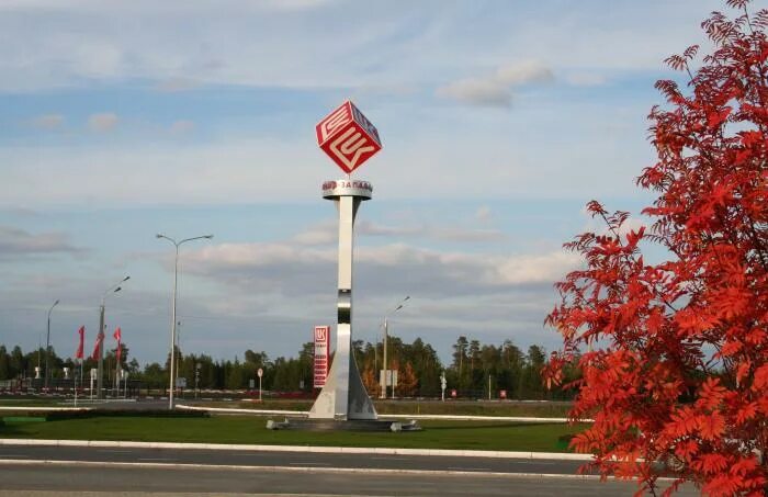 Когалым дороги. Когалым куб лукойловский.