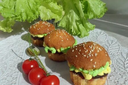 Маффины с котлетой вкусно и точка