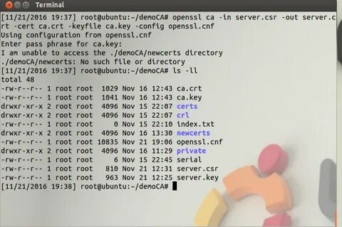 Ca crt key