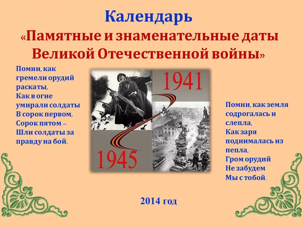 Памятные даты Великой Отечественной войны. Знаменательные даты ВОВ. Даты ВОВ 1941-1945.