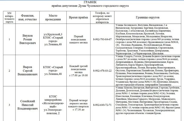 Кто хочет развлечься - сходите на прием к депутату от ЕР Опубликован график прие