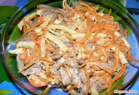 Обжорка с копченой курицей и корейской