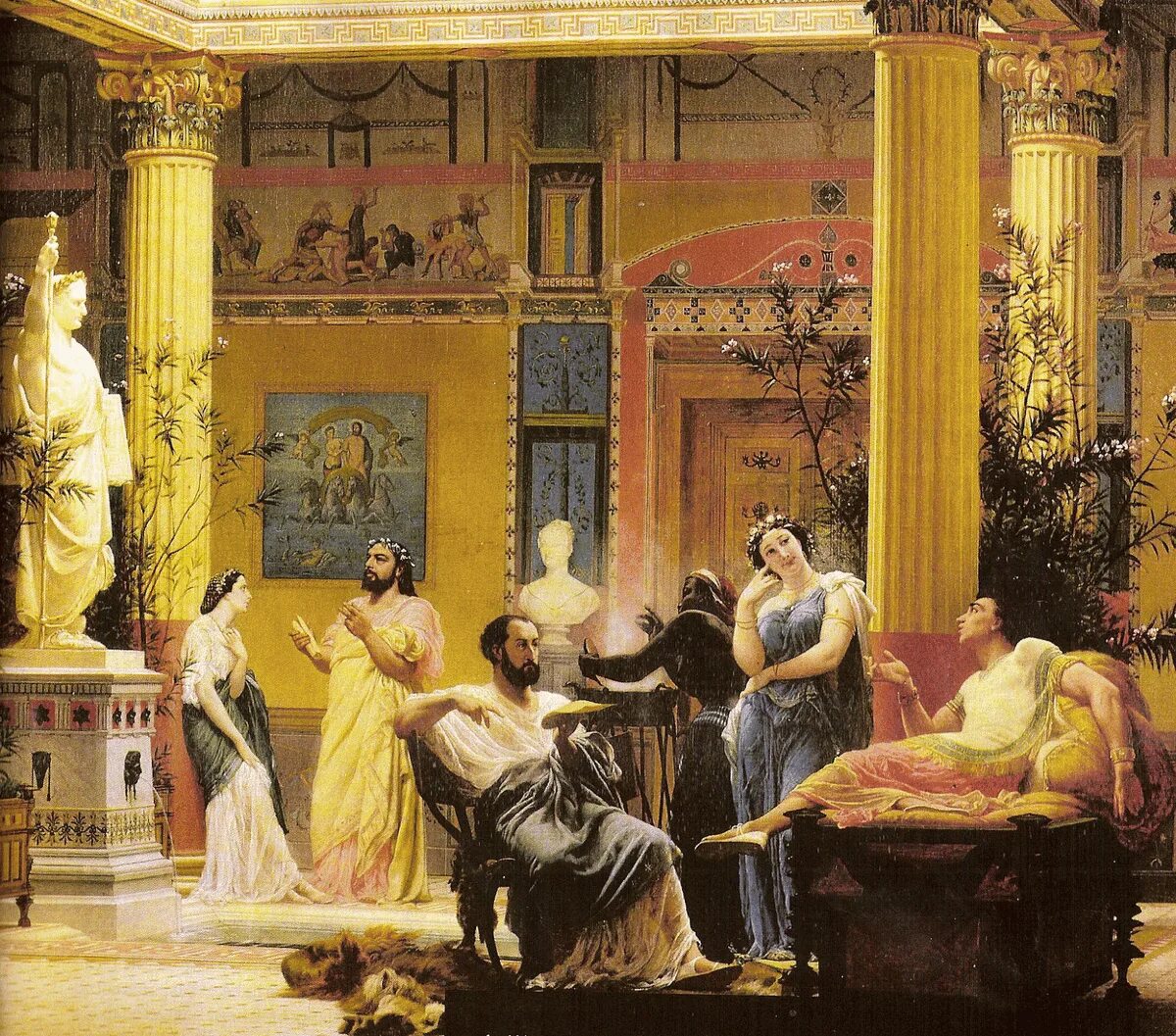 Художник Гюстав Буланже. Буланже Гюстав (Gustave Boulanger, 1824-1888). Гюстав Буланже древний Рим картины.