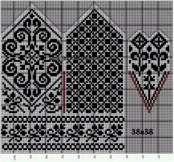 Узоры жаккардовые для варежек спицами схемы.