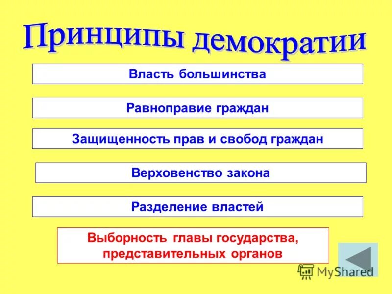 Источник власти в демократической стране. Принцип большинства в демократии. Демократические принципы. Главные принципы демократии власть большинства. Принцип разделения властей демократия.