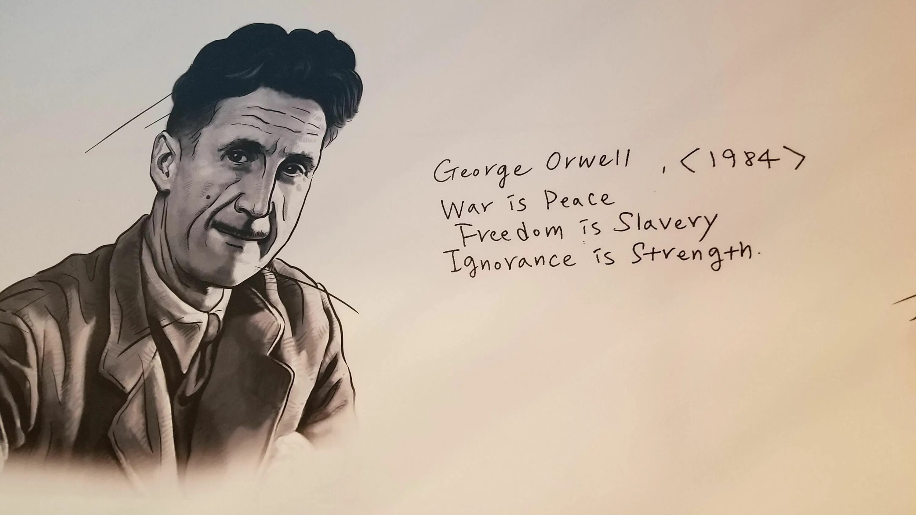 Джон оруэлл. George Orwell. Фон Джордж Оруэлл. Джордж Оруэлл рисунок.