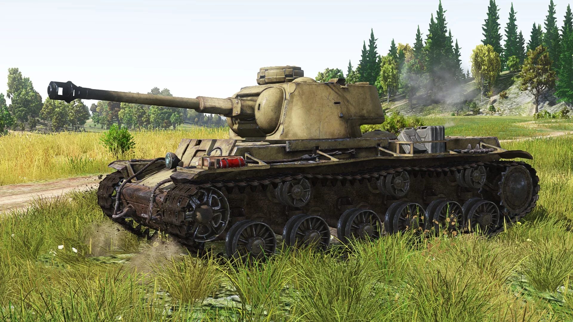Танки кв немецкие. Кв-2 танк вар Тандер. PZ Kpfw KV-1b 756(r).