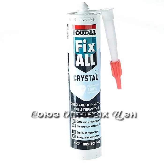 Клей герметик soudal fix all 290. Клей герметик soudal fix all 290