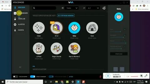 Voice changer настройка