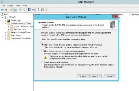 Dynamic update