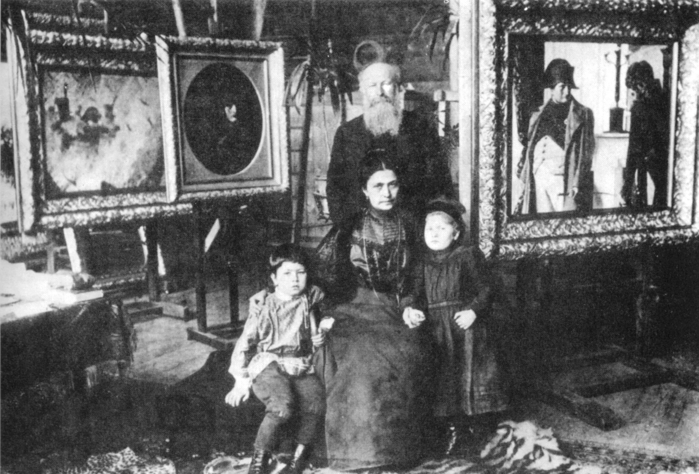 Семья художника Верещагина Андреевская. Сколько лет жене верещагина