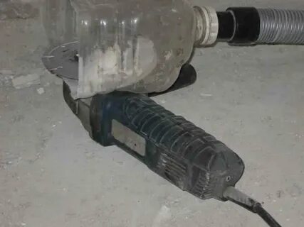 Болгарки без пыли своими руками