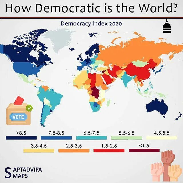 Карта стран по индексу демократии. Индекс демократии карта. Демократия в мире. Рейтинг демократии.