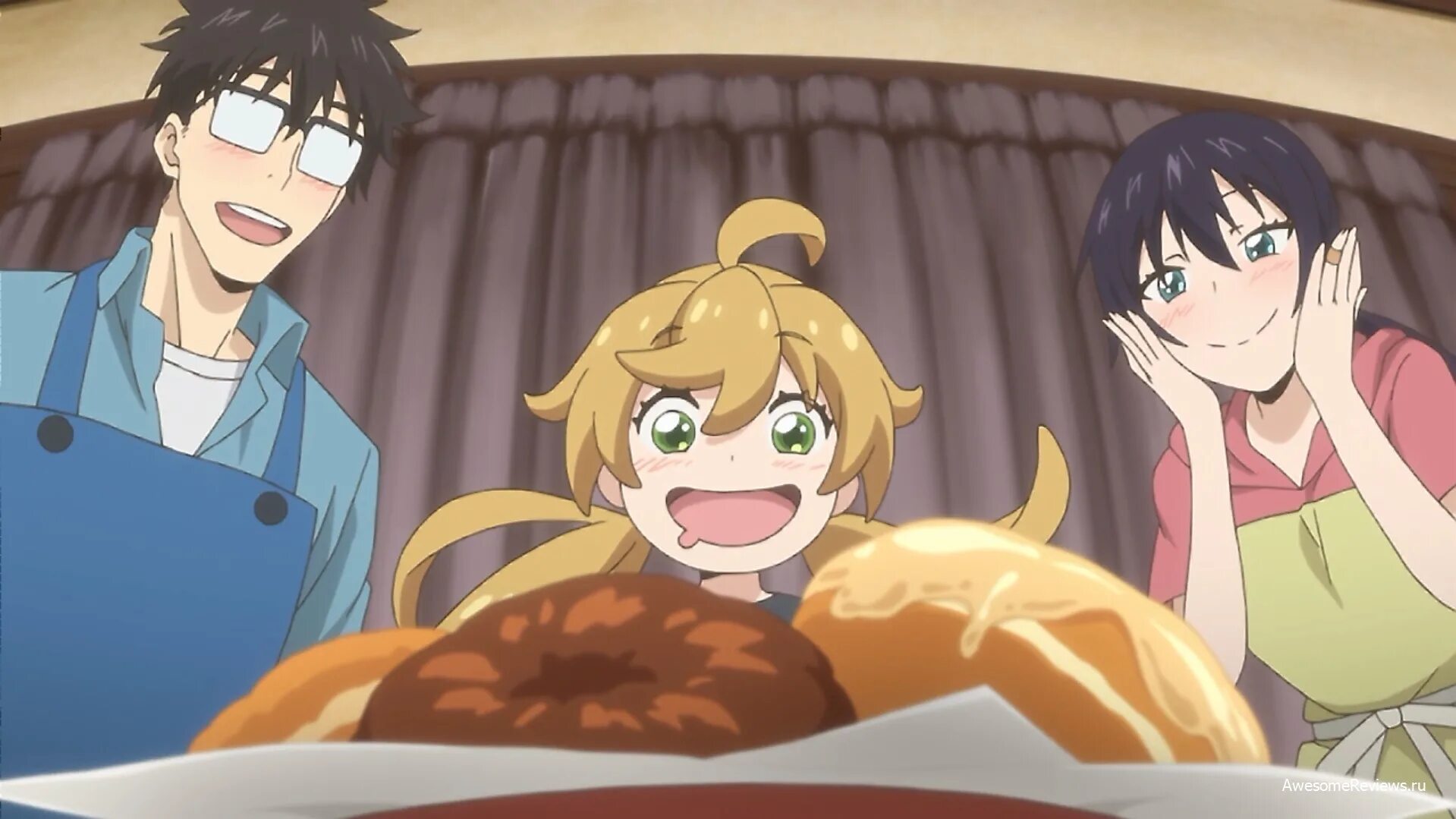 Дуэт и вспышка молнии. Amaama to inazuma аниме. sweetness and lightning аниме. дуэт и вспышка молнии аниме.