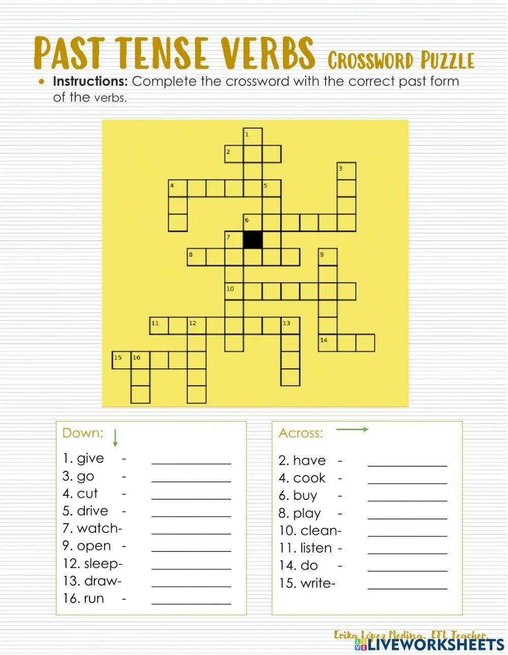 Simpler crossword