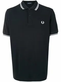 ⭐⭐⭐⭐⭐ FRED PERRY рубашка поло с отделкой в полоску и логотипом FRED PERRY ц...