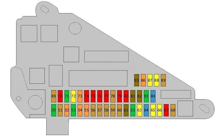 Бмв е60 предохранители омывателя Схема предохранителей на бмв е60