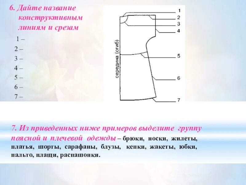 Промежуточная по технологии 4 класс. Моделирование плечевого изделия. Технология пошива плечевого изделия. Плечевое изделие с цельнокроеным рукавом. Раскрой плечевого изделия.