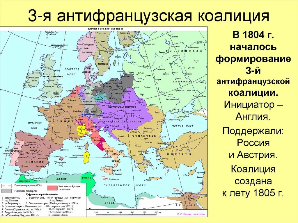 Вступление в антифранцузскую коалицию