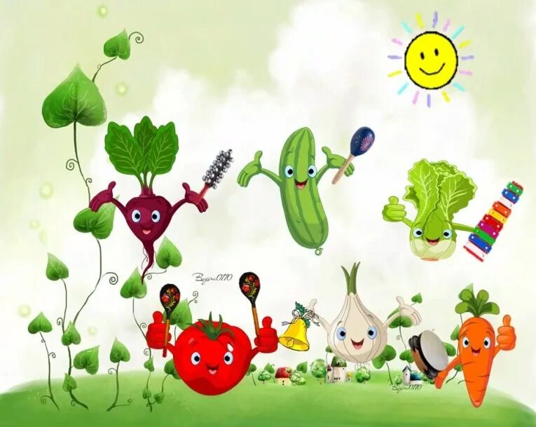 овощи дружат. веселые овощи. мультяшные овощи и фрукты. нарисовать полезные фрукты. овощи дружат.