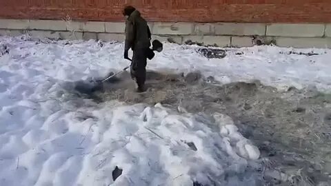 Косим зимой