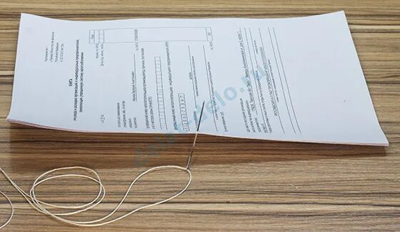 Как прошить документы дрелью