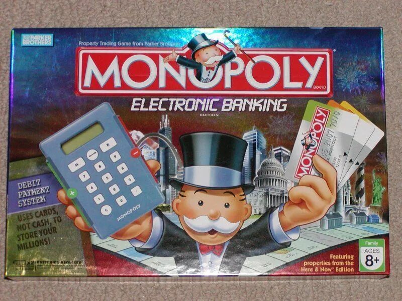 Электронный банк купить. Monopoly super Electronic Banking Edition. Монополия электронный банк. Игра Монополия банк. Монополия с банковскими картами.