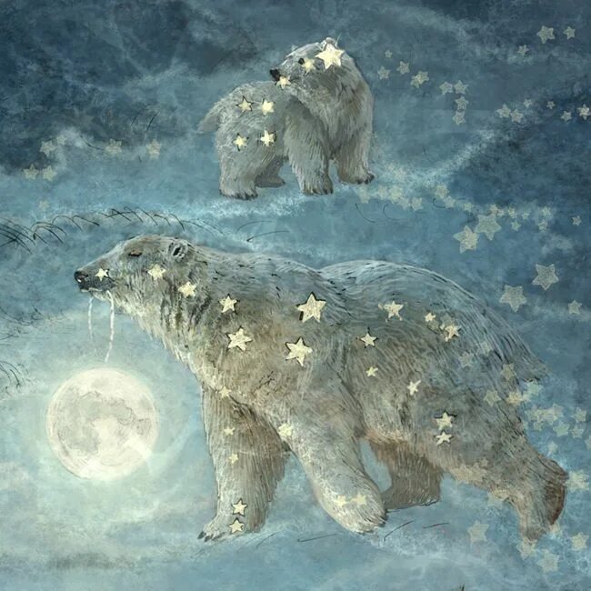 Медведь арт. Star bears. 2388 х 1668 обои. Звездные медведи. Star bear.