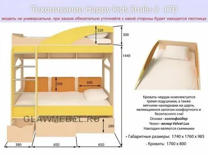 Максимальная нагрузка рассчитанная на одноярусную кровать