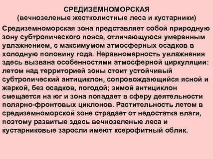 Жестколистные вечнозеленые леса почва