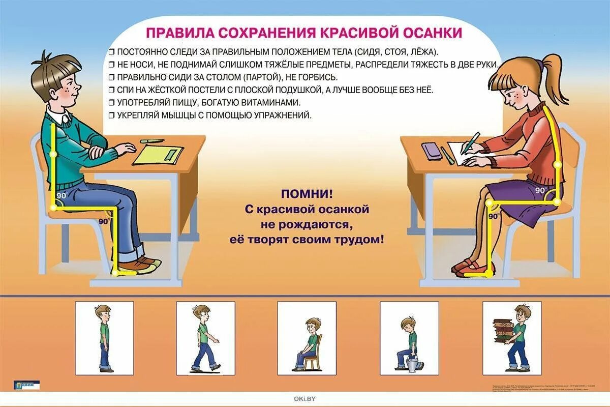 Правила пральньной осанки. Памятка про осанку. Памятка по сохранению осанки. Правила правиь Ной осанки. Сохраним правильную осанку