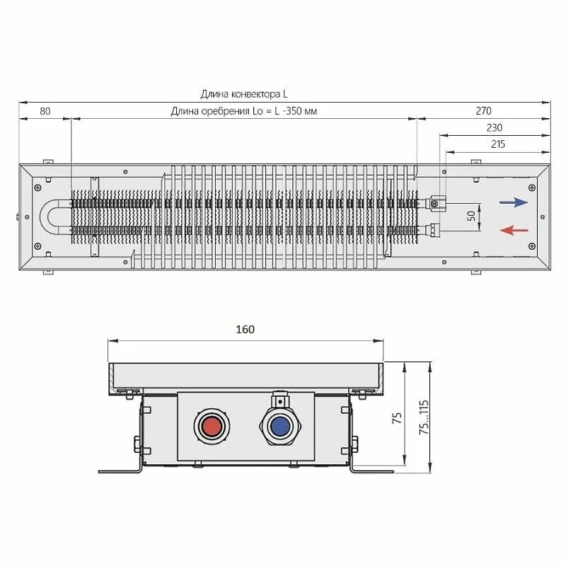 Встраиваемый конвектор mircli ru. Внутрипольные конвекторы Витрон. Внутрипольный конвектор толщина 100 мм. Схема подключения внутрипольного конвектора водяного отопления. Внутрипольный конвектор схема монтажа 2500х300х80.