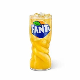 Фанта в стакане