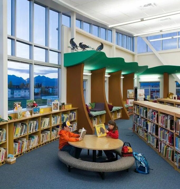 Kids library. Дизайн библиотеки в школе. Интерьер библиотеки в школе. Библиотечное помещение в школе. Школьная библиотека мечты.