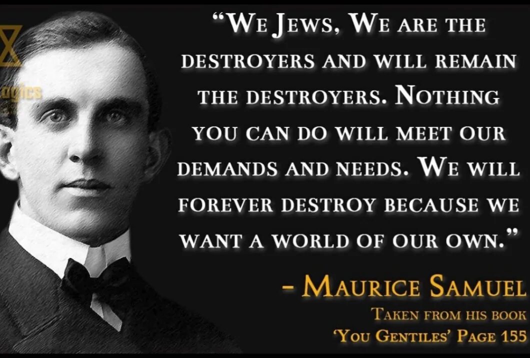 The face because it is. Evil jews. jews rule the world. jews are evil.