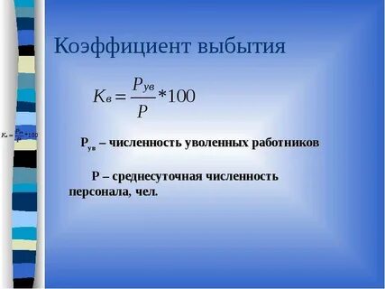 1 коэффициент выбытия основных фондов