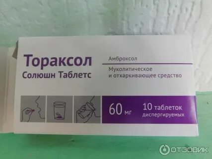 Тораксол инструкция