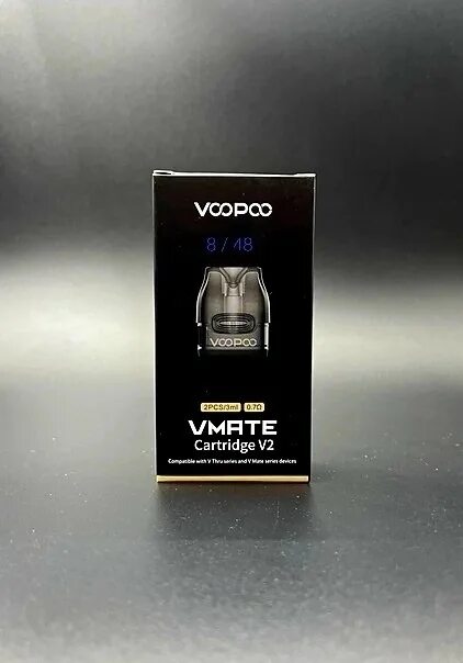 Картридж VOOPOO VMATE v2. Картридж VOOPOO VMATE Cartridge v2. Картридж VOOPOO VMATE 0.7. VOOPOO VMATE Cartridge v2 Black 0.7ω (1шт).