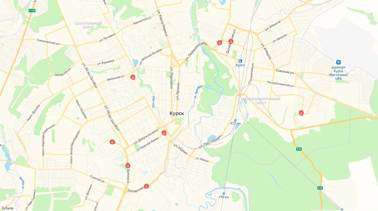 4 маршрут курск. Трамвай Курск карта. Курск на карте. Карта Курска с улицами. Карта города Курск.