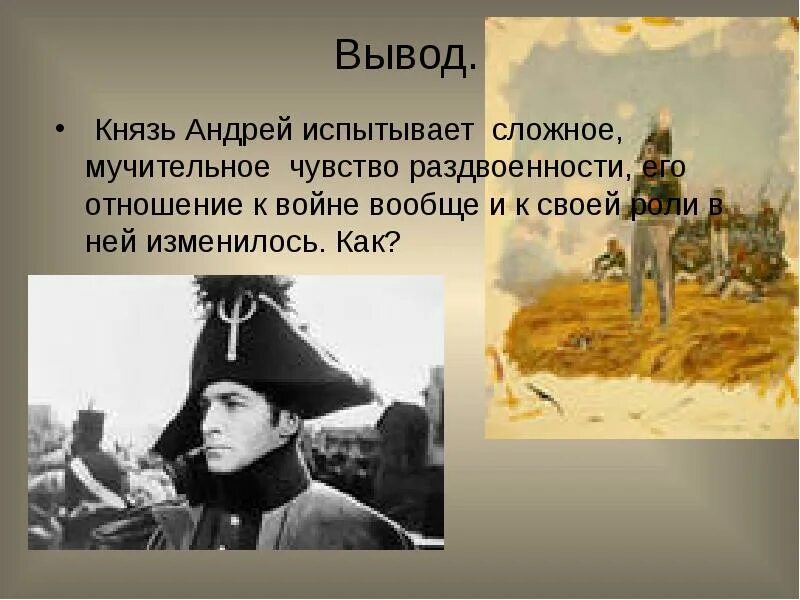 Жизнь князя андрея на войне. Шенграбенское сражение Болконский.